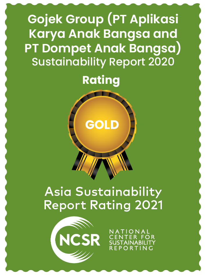 Gojek Group - Asia Sustainability Report Rating 2021